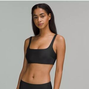 Lululemon Waterside Square-Neck Swim Top